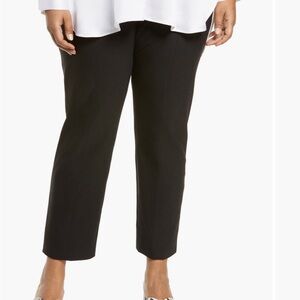 Vince Women's Front Seam Black Ankle Pants Size 2X